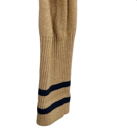 CABI #3703 Turn Back Color Block Open Collared Sweater Cardigan Size Small - Picture 4 of 6